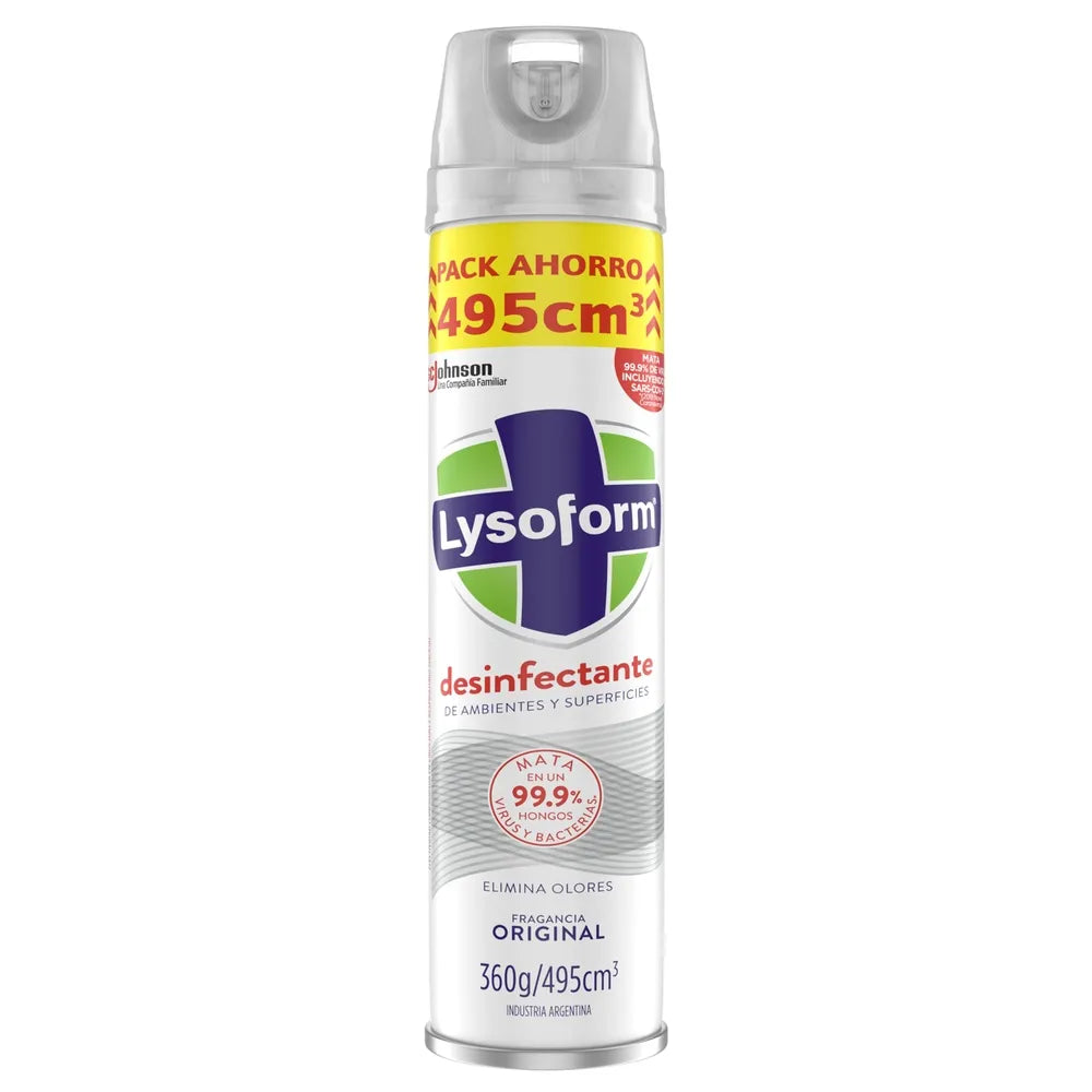 Desinfectante Aerosol Lysoform - 495 cc.