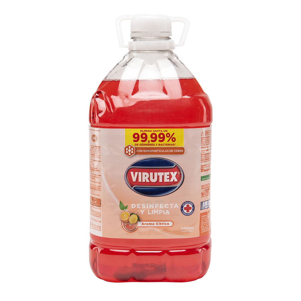 Limpia Piso Desinfectante Virutex - 4 lts.
