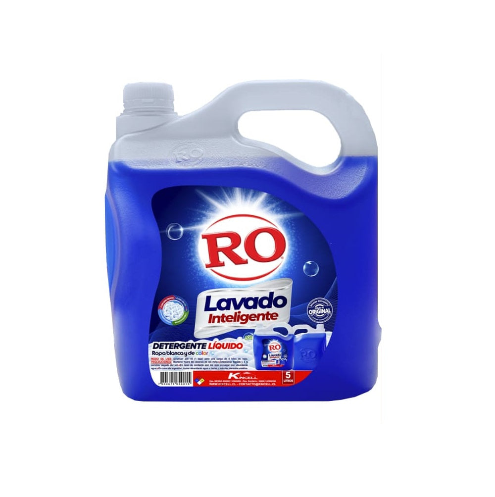 Detergente Líquido RO Lavado Inteligente - 5 lts.