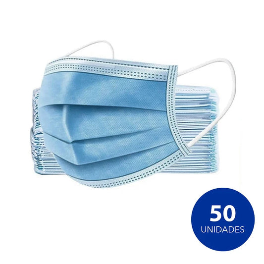 Mascarilla 3 Pliegues - caja 50un.