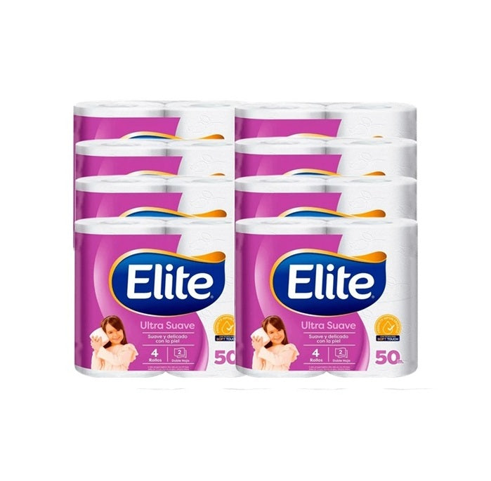 Papel Higiénico Elite Manga de 8 Pack - 4 x 50 mts.