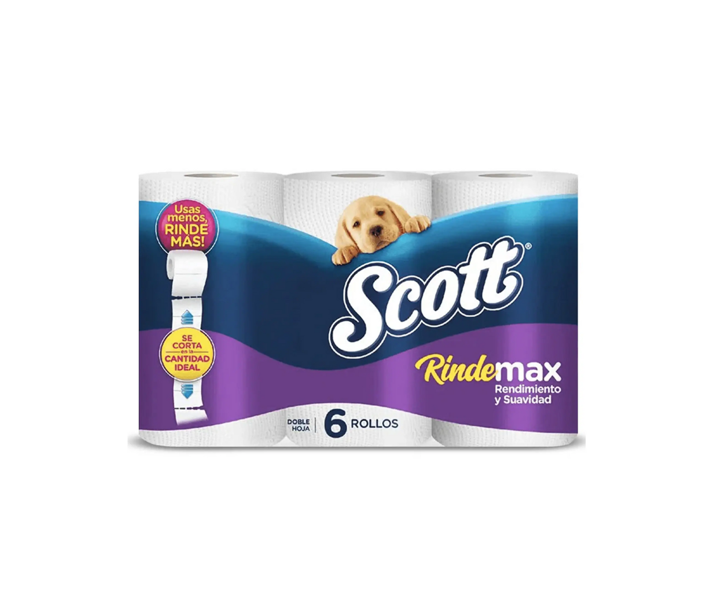 Papel Higiénico Scott Rindemax - 6 x 21 mts.