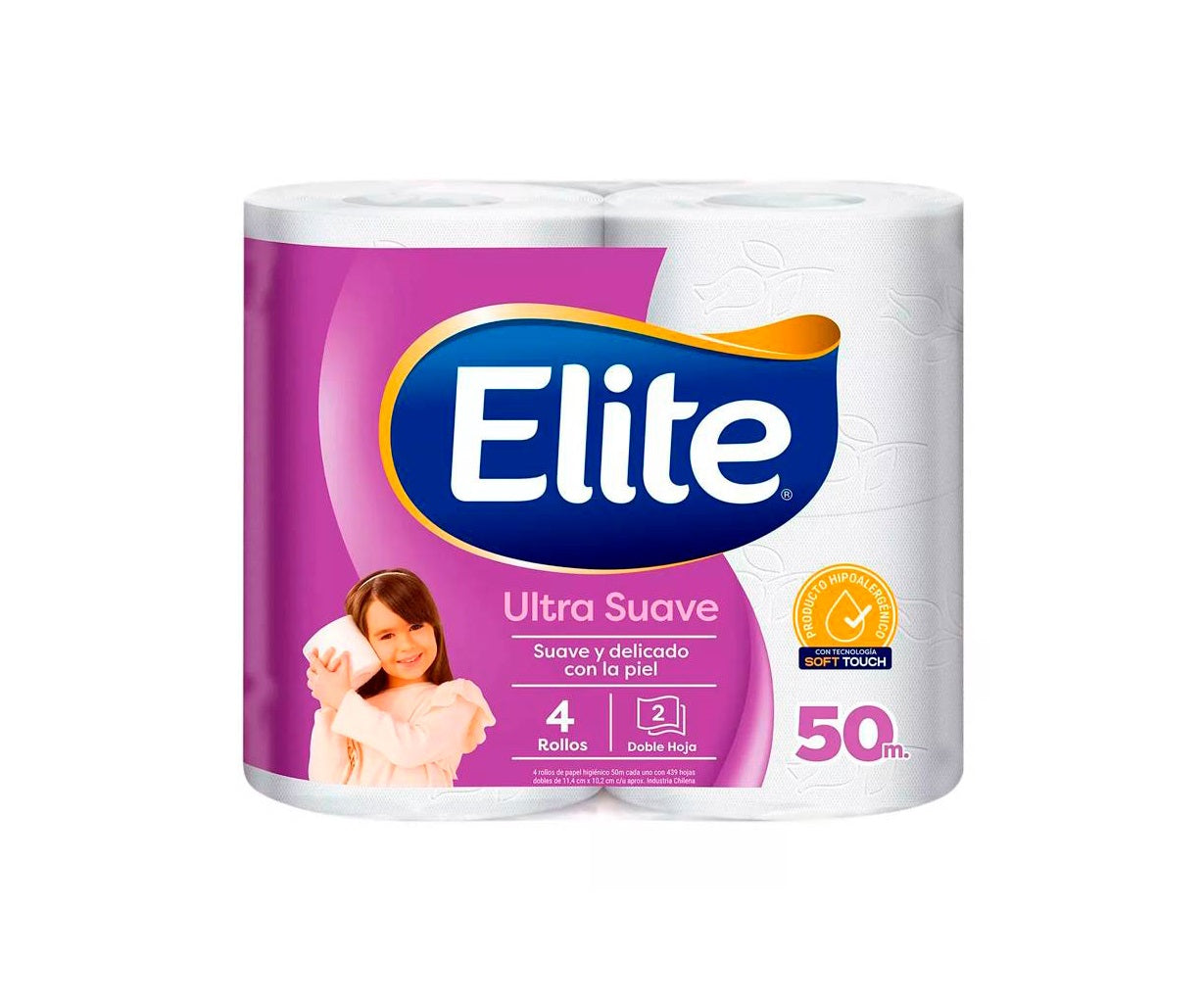 Papel Higiénico Elite - 4 x 50 mts.