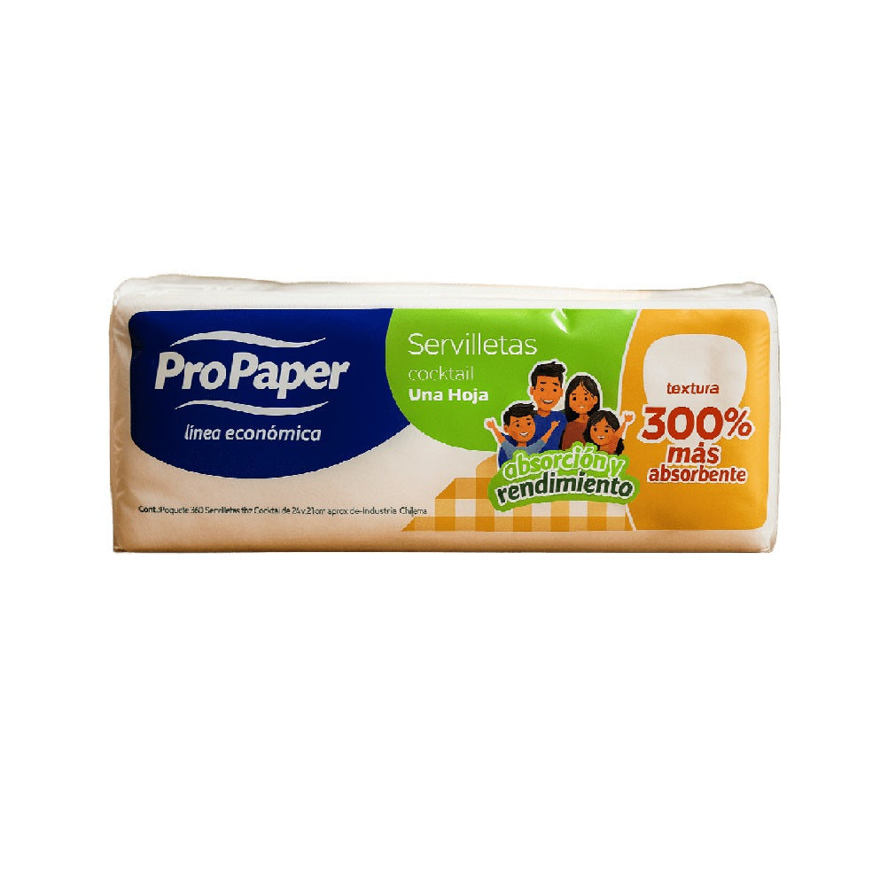Servilletas Cocktail Propaper - 300 un.
