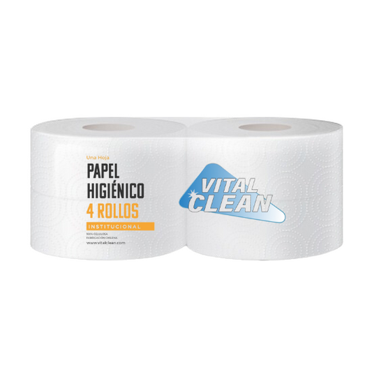 Papel Higiénico Industrial Vital Clean - 4 x 500 mts.