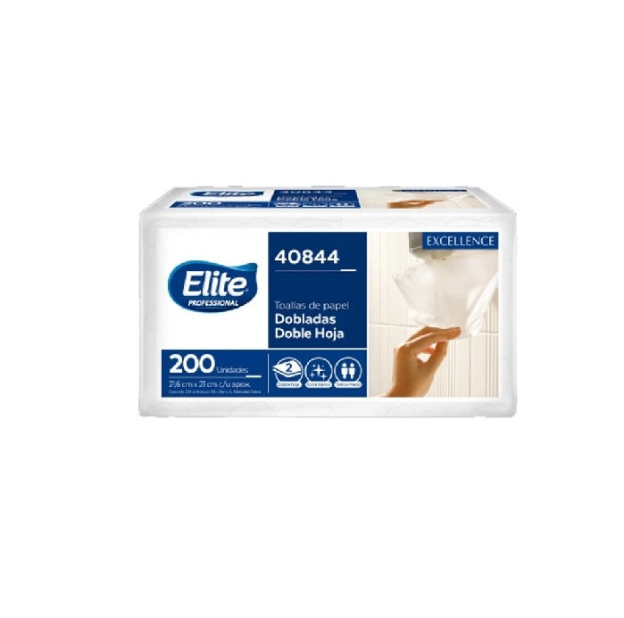 Toalla de Papel Interfoliada Elite Professional - 200 un.