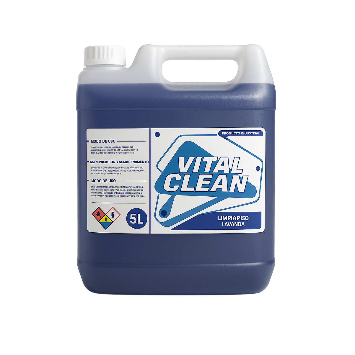 Limpia Piso Industrial Vital Clean - 5 lts.
