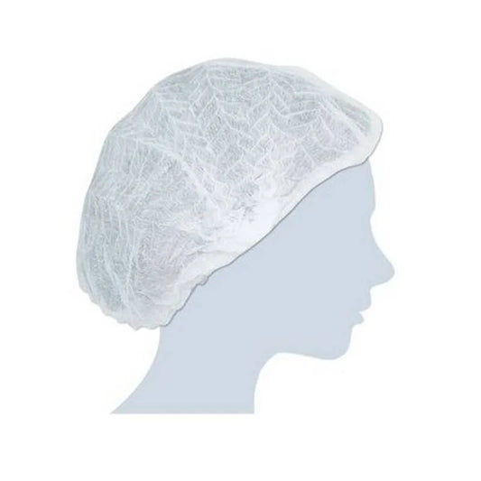 Gorro Cofia Blanca Desechable - 100 un.