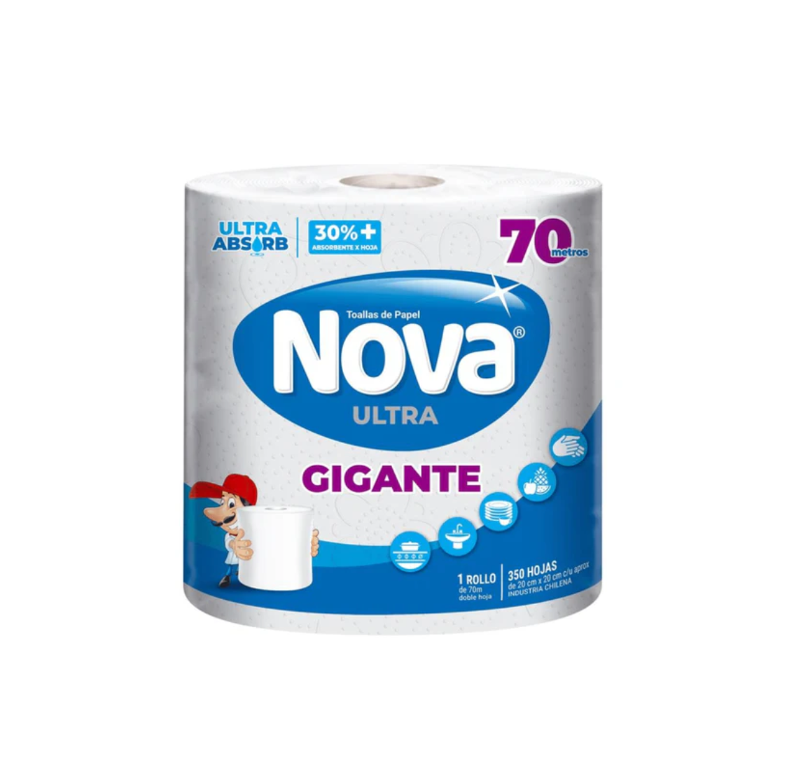 Toalla de Papel Nova Ultra - 70 mts.