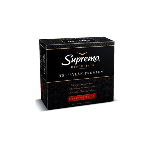 Té Supremo Premium ceylán 100 bolsitas
